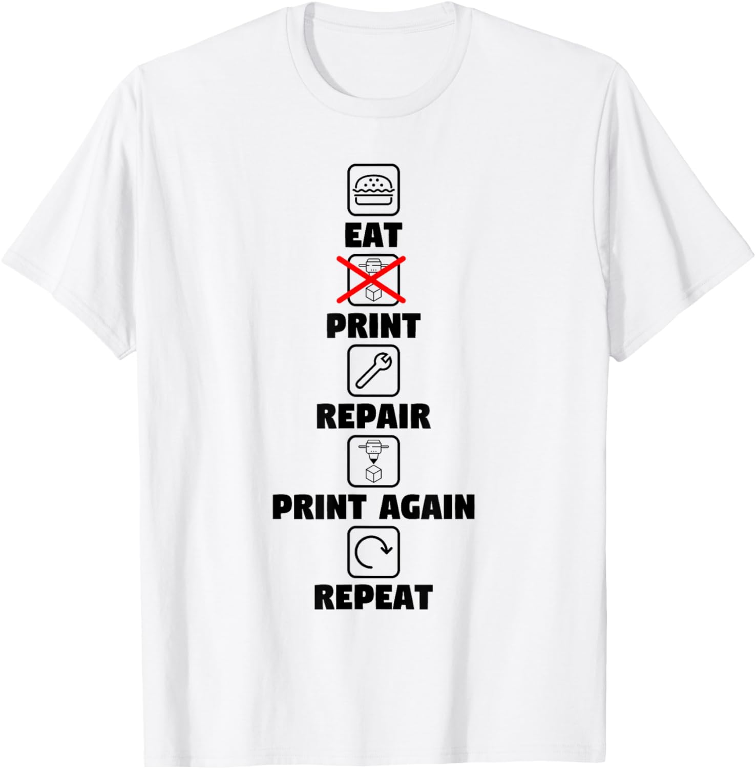 3D Printing Printer Nerd Geek Funny Plastic Crap