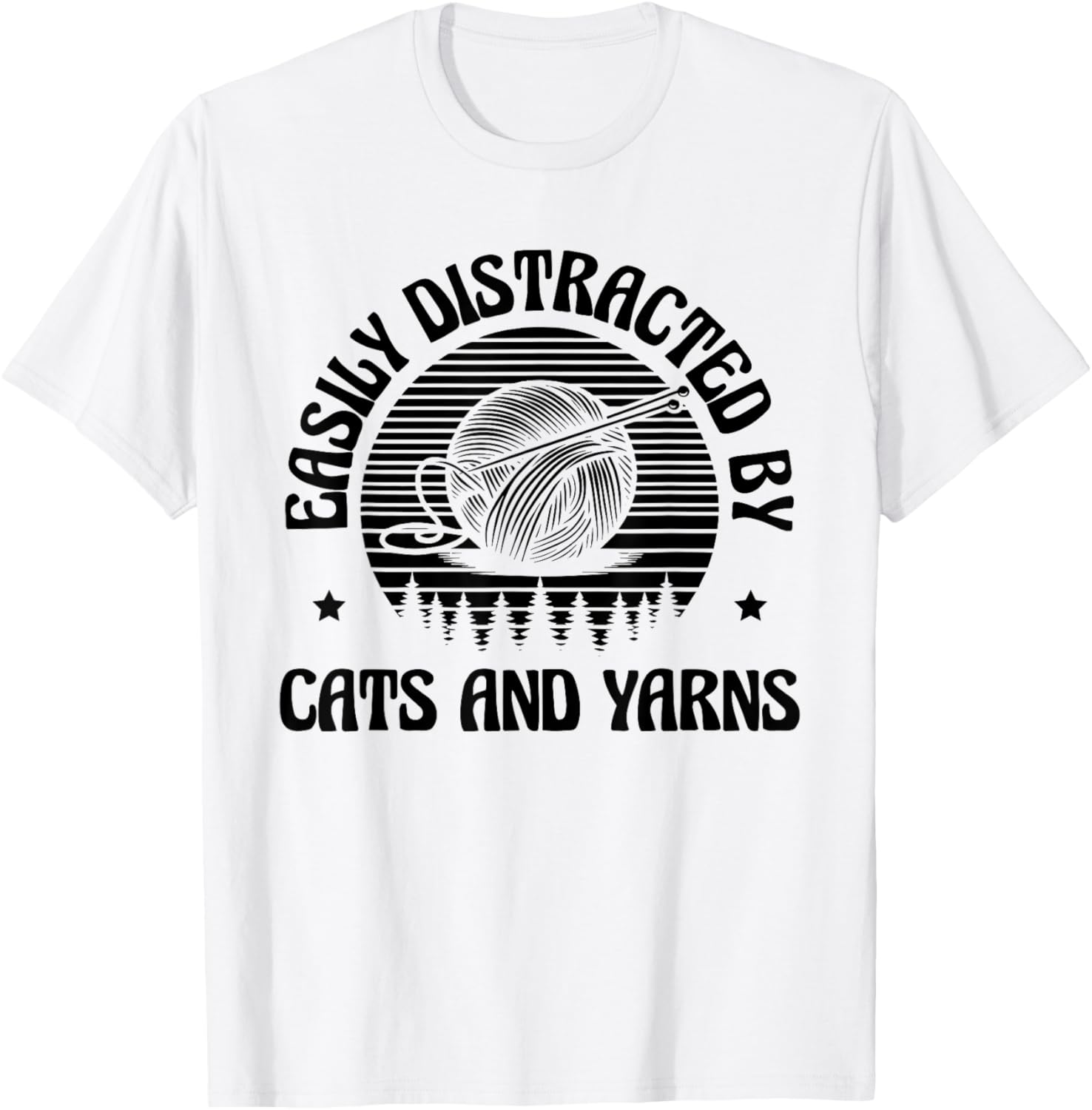 Easily Distracted By Cats And Yarns Crocheting Yarn Crochet