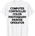 Computer Controlled Color Photograph Printer Operator