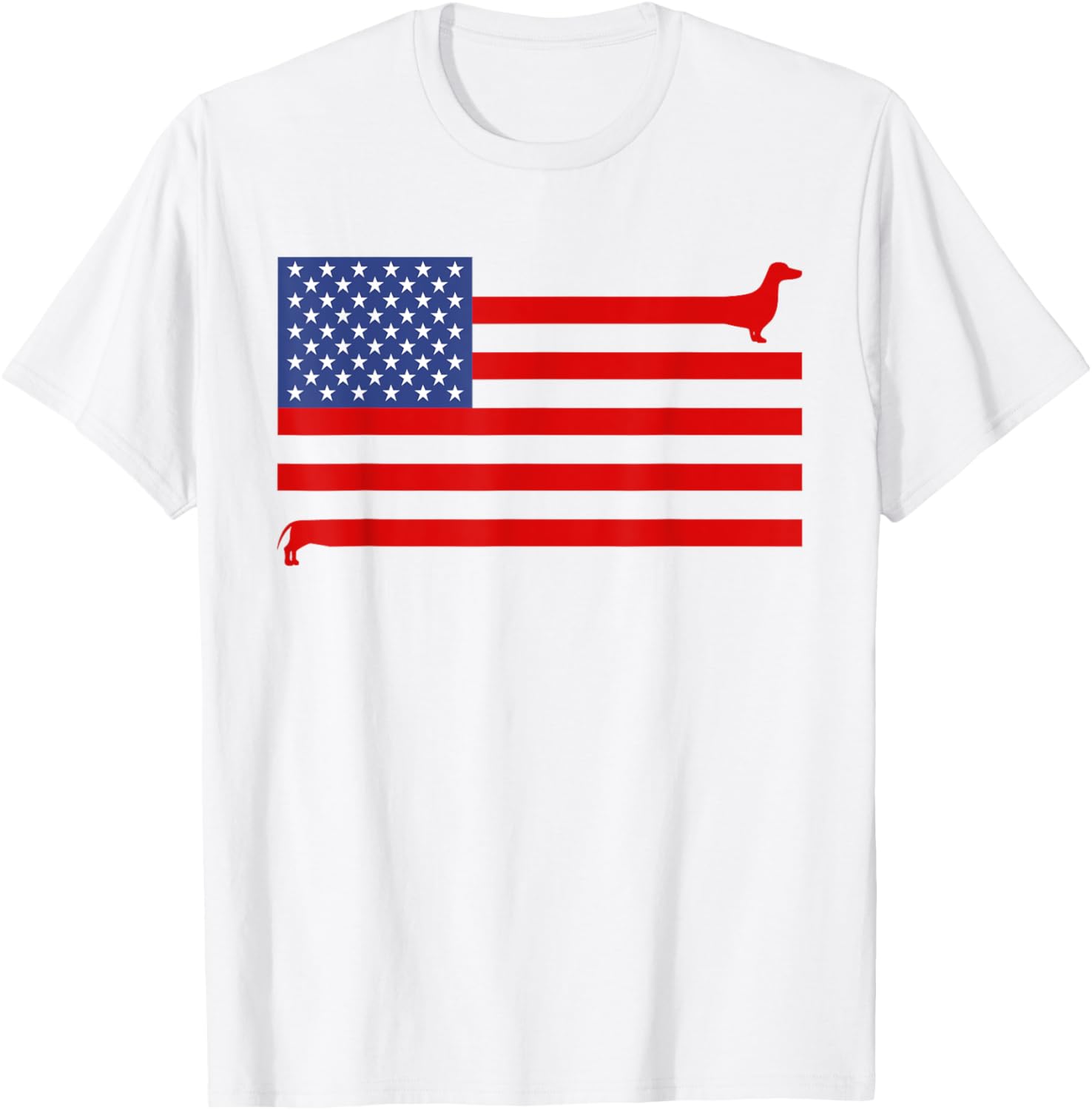 Funny Dachshund Usa Flag 4Th Of July Patriotic Doxie Lover