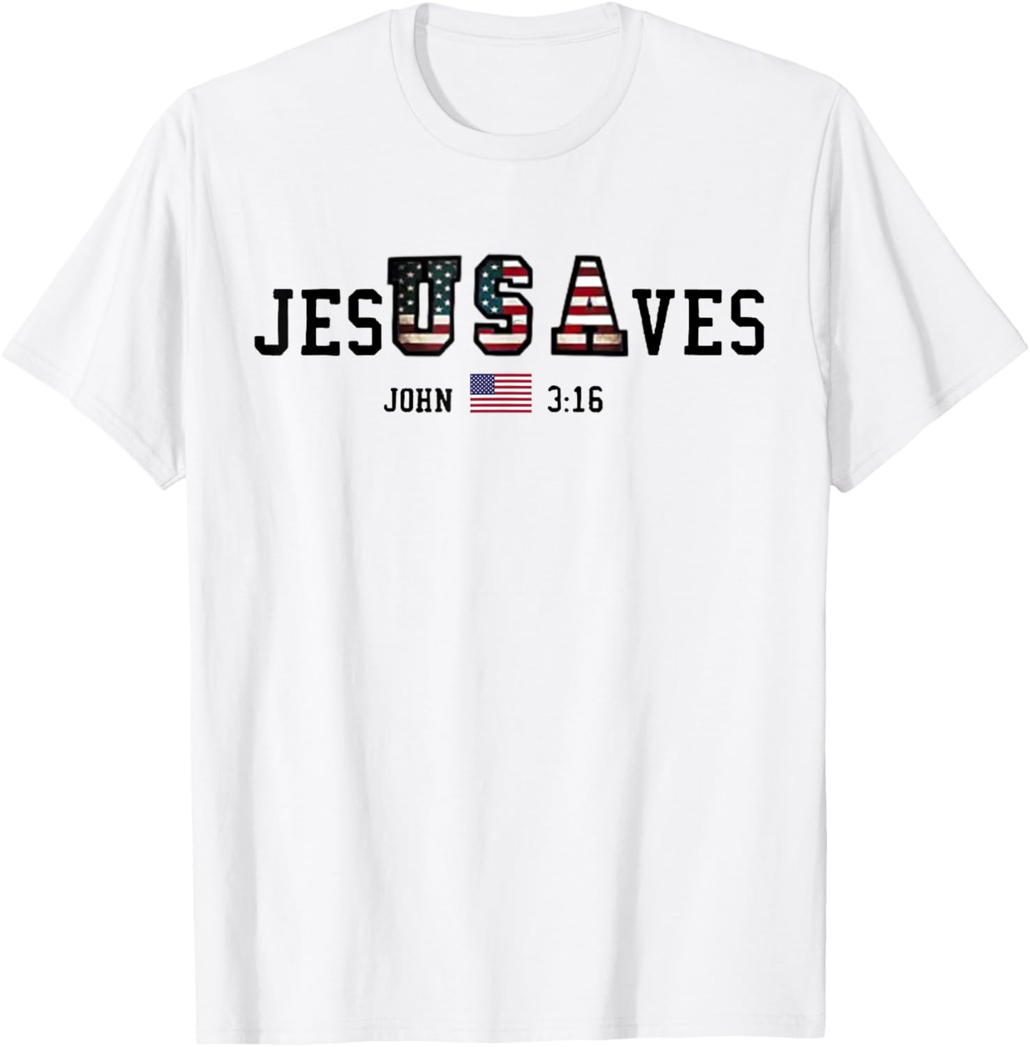 Jesus Saves Jesusaves Usa American Flag Patriotic Christian