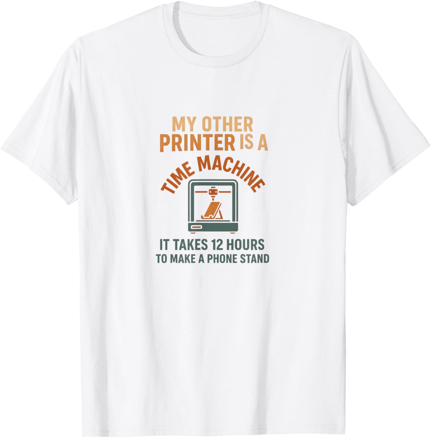 My Other Printer Is A Time Machine Funny 3D Printing