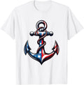 Patriotic Anchor 4Th Of July Boat American Flag Usa Cruise
