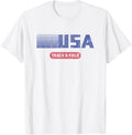 Retro Usa 2020 Team American Track Field Vintage