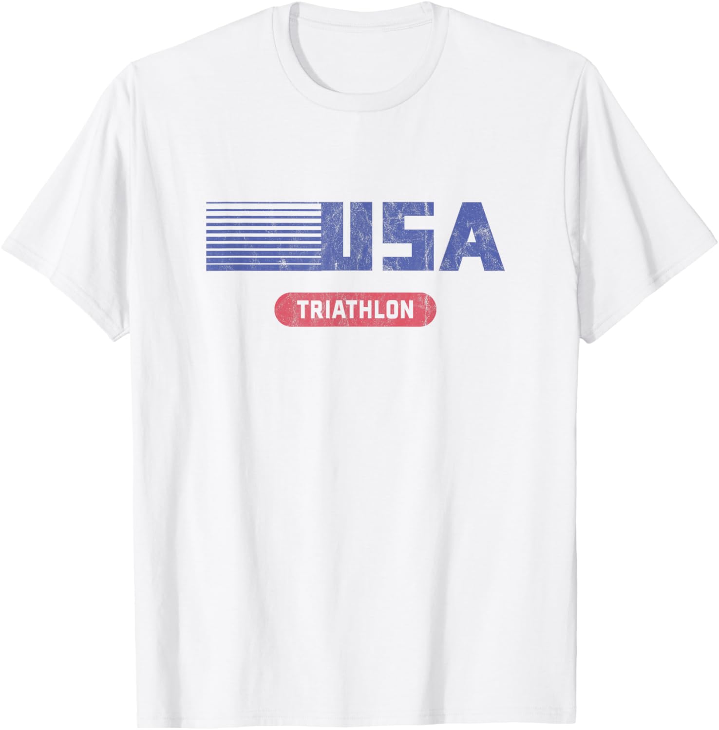 Retro Usa 2020 Team American Triathlon Vintage