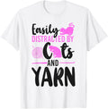 Crocheting Knitting Easily Distracted By Cats And Yarn
