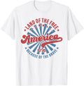 Land Of The Free Because Of The Brave Retro Preppy America