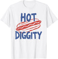 Hot Diggity Hot Dog Bbq 4Th Of July Party Usa American Pride