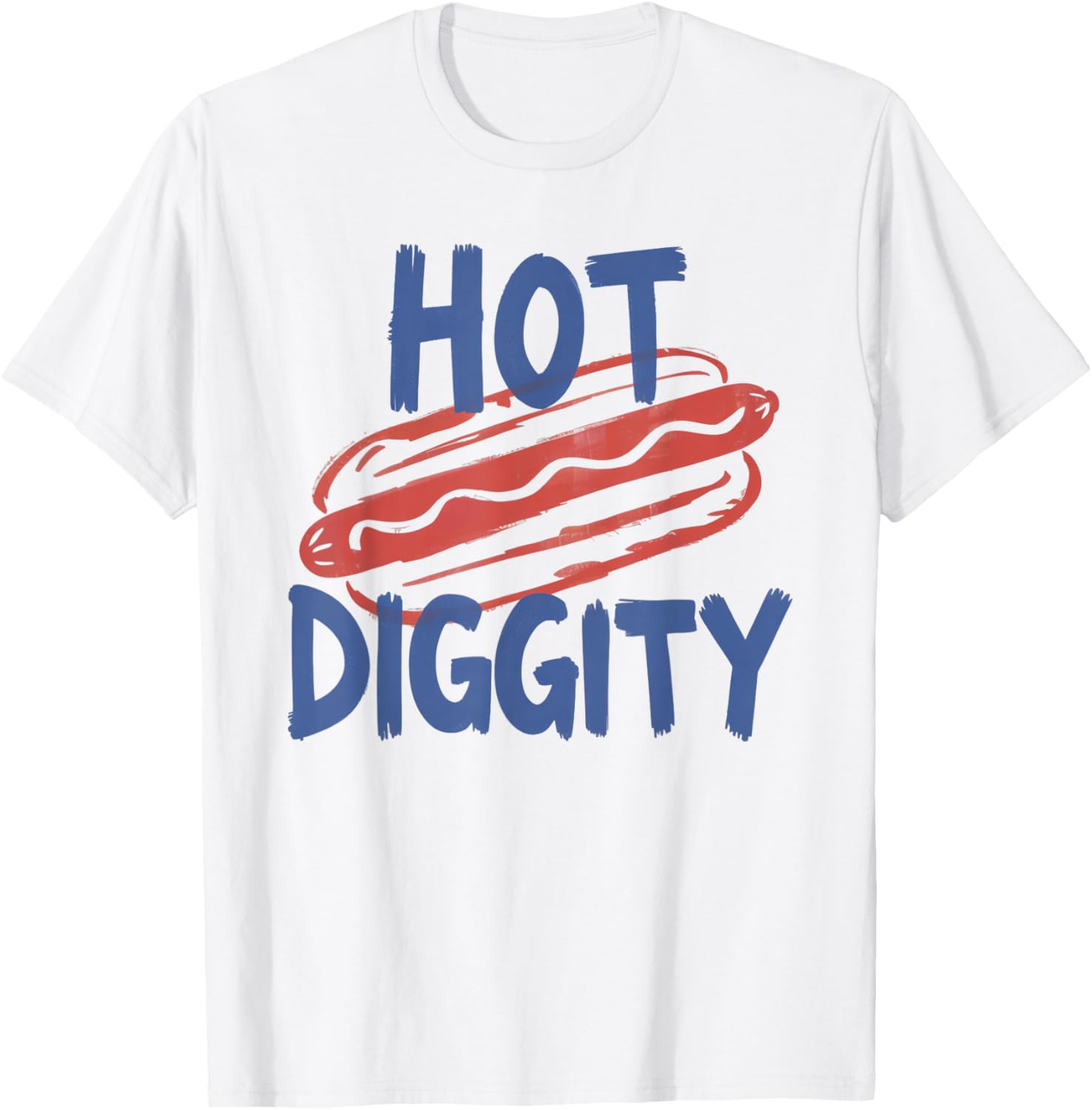 Hot Diggity Hot Dog Bbq 4Th Of July Party Usa American Pride