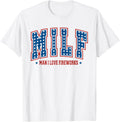 Retro Milf Man I Love Fireworks Funny American 4Th Of July