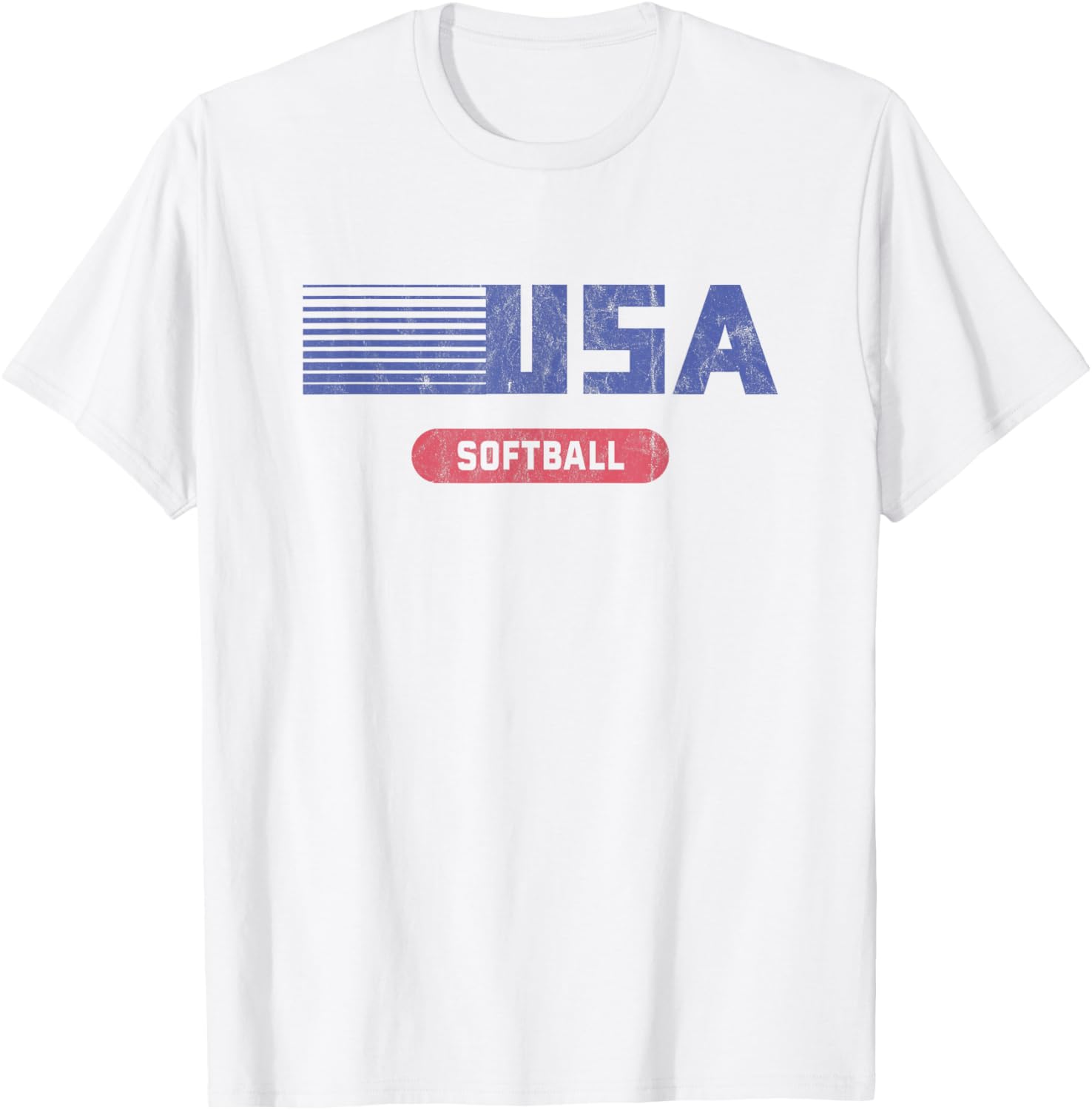 Retro Usa 2020 Team American Softball Vintage