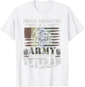 Distressed American Flag Proud Daughter Of A Army Veteran