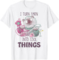 Sewing Girl Knitting Knitter I Turn Yarn Into Cool Things