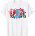 Usa American Coquette Bow Flag 4Th Of July Women Girls