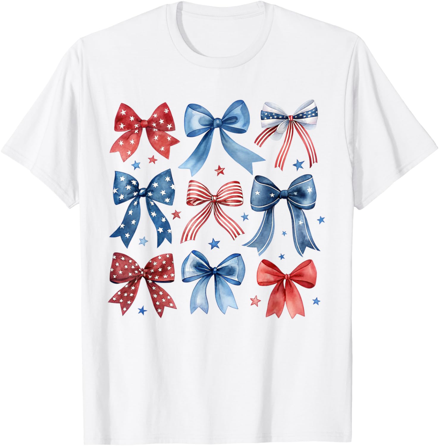 Vintage Usa Bow In Red White Blue For Patriotic 4Th Of July