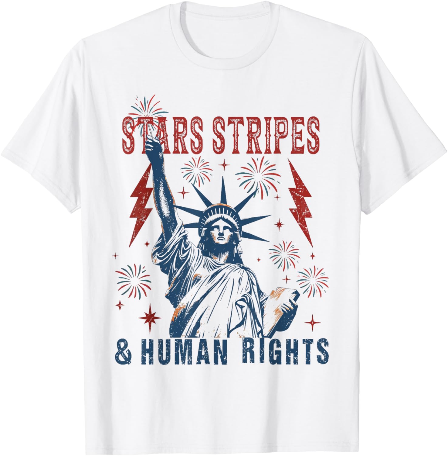Stars Stripes And Human Rights Funny 4Th Of July Political
