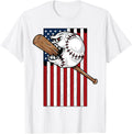 Usa American Flag Baseball Shirt Gift For Baseball Players