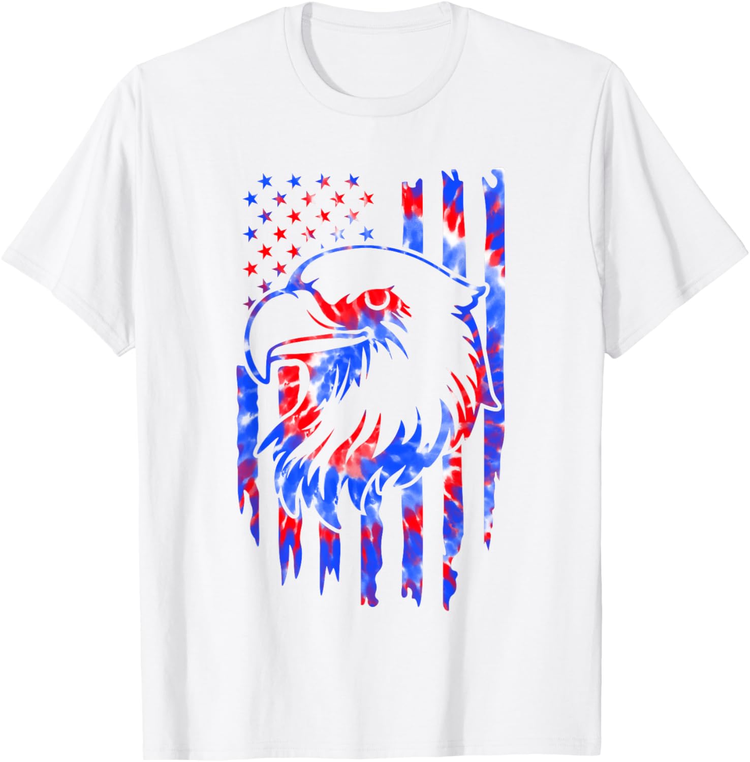 Red White Blue Tie Dye American Flag Vintage 4Th Of July