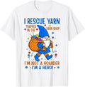 i rescue yarn trapped in the yarn shop gnome crochet