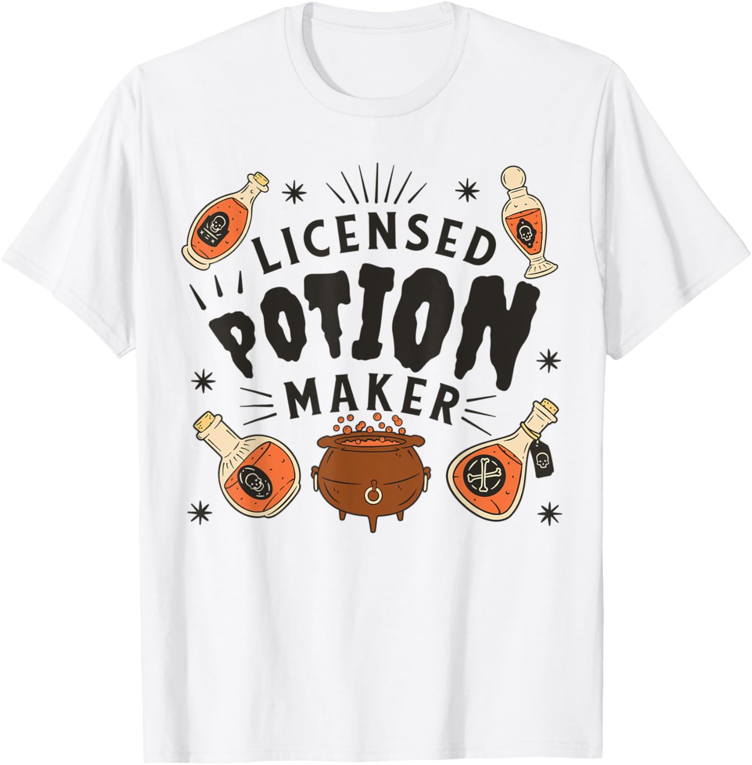 Licensed Potion Maker Witch Potions Funny Halloween Costume
