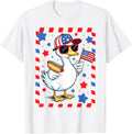 Cute America Goose 4Th Of July Toddler Us Flag Patriotic Boy
