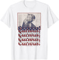 Curious George 4Th Of July American Flag Text Stack