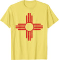 Vintage New Mexico Flag Zia Sun Retro Distressed