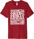 I Stand Behind Those Who Serve American Flag Red Friday Premium