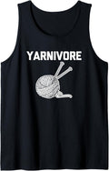 Yarnivore T-Shirt funny saying novelty yarn crochet knitting Tank Top