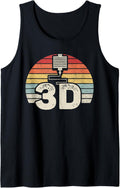3D Printing Retro Vintage 3D Printer Tank Top