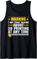 3D Printing Design Men Women 3D Print 3D Printer Lover Tank Top