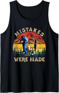 Vintage Mistakes Were Made Golf Cart Funny Golfing Golfer Tank Top