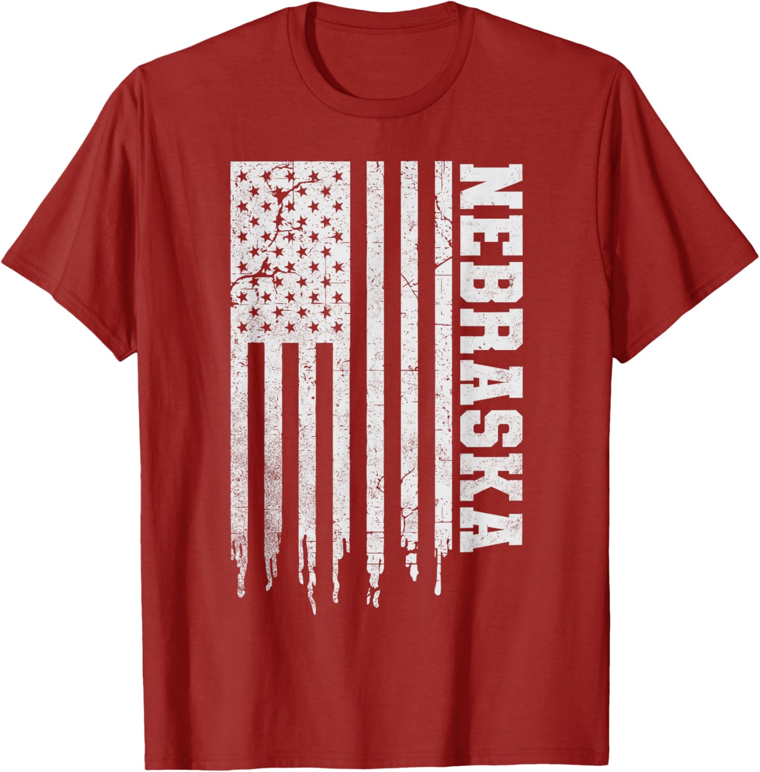 Vintage Nebraska Ne Usa Flag Patriotic Nebraska