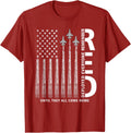 Red Friday Remember Everyone Deployed Military American Flag