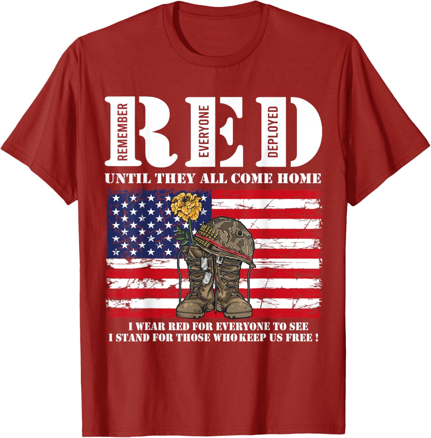 Until They Come Home My Soldier Red Friday Veterans Day