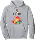 I'm Ok Crochet And Knitting Funny Crocheting Yarn T-Shirt Pullover Hoodie