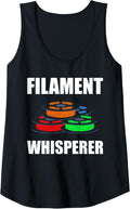 Womens Filament Whisperer 3D Printer 3D Printing Tank Top