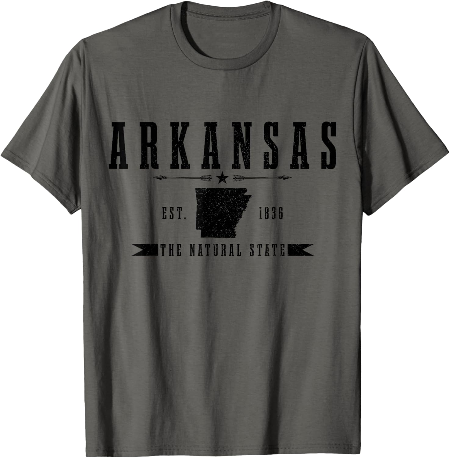 Arkansas Est 1836 Vintage Usa America Souvenir