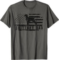 Brittany Dad Distressed American Flag Patriotic Dog