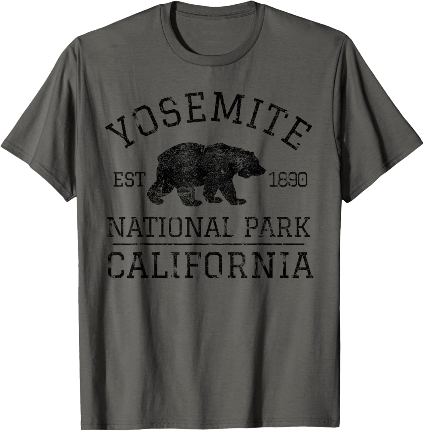 Yosemite National Park California Bear Nature Hiking Vintage