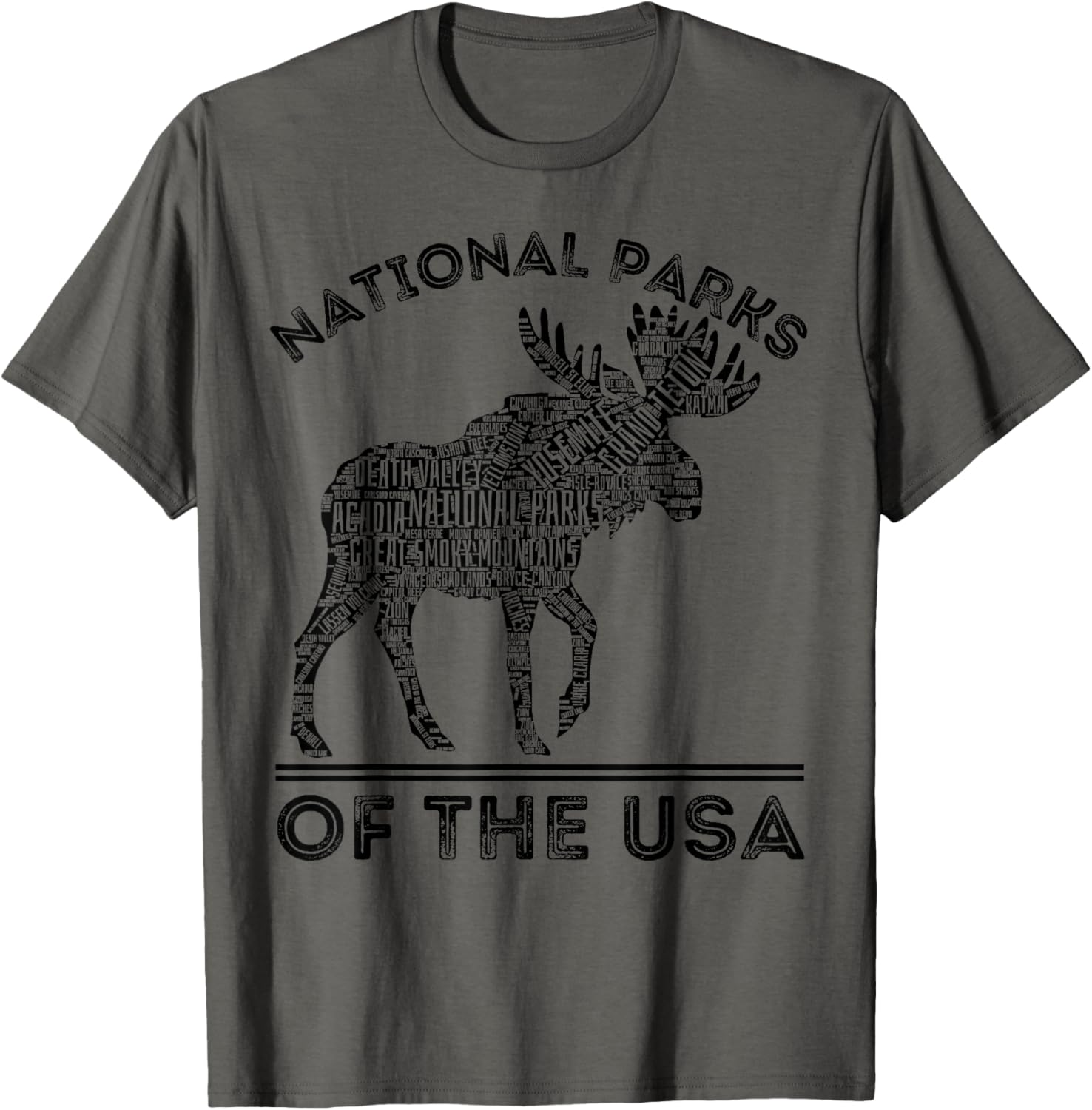 National Parks Moose Hiking Travel Camping Outdoors Usa