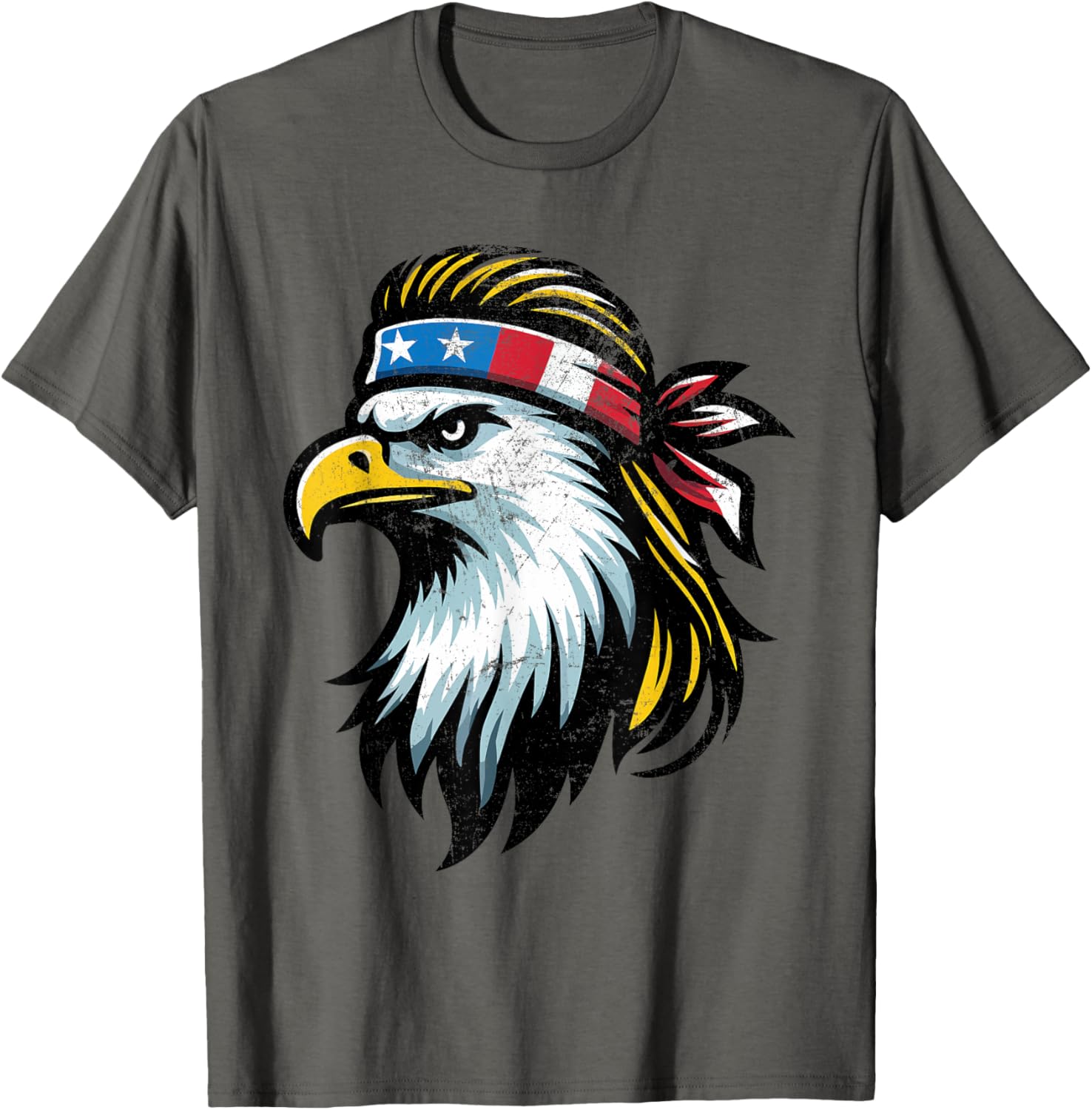 Patriotic Usa Eagle Mullet American Flag 4Th Of July