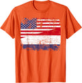 Dutch Roots Half American Flag Netherlands