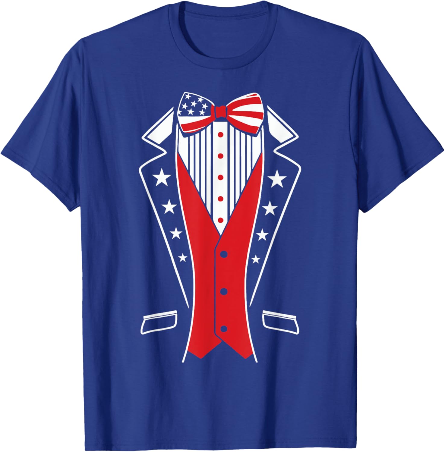 4Th Of July Boys Usa Tuxedo Shirt Us American Flag Youth