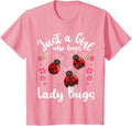 Ladybug Just a Girl Who Loves Ladybugs Kids Shirt 165