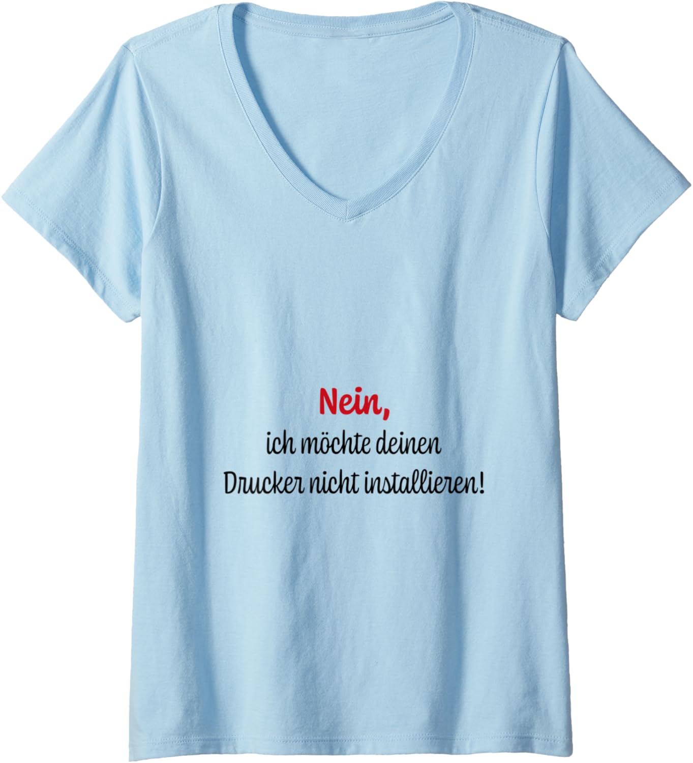 Womens Printer Installation Computer System Itler V Neck