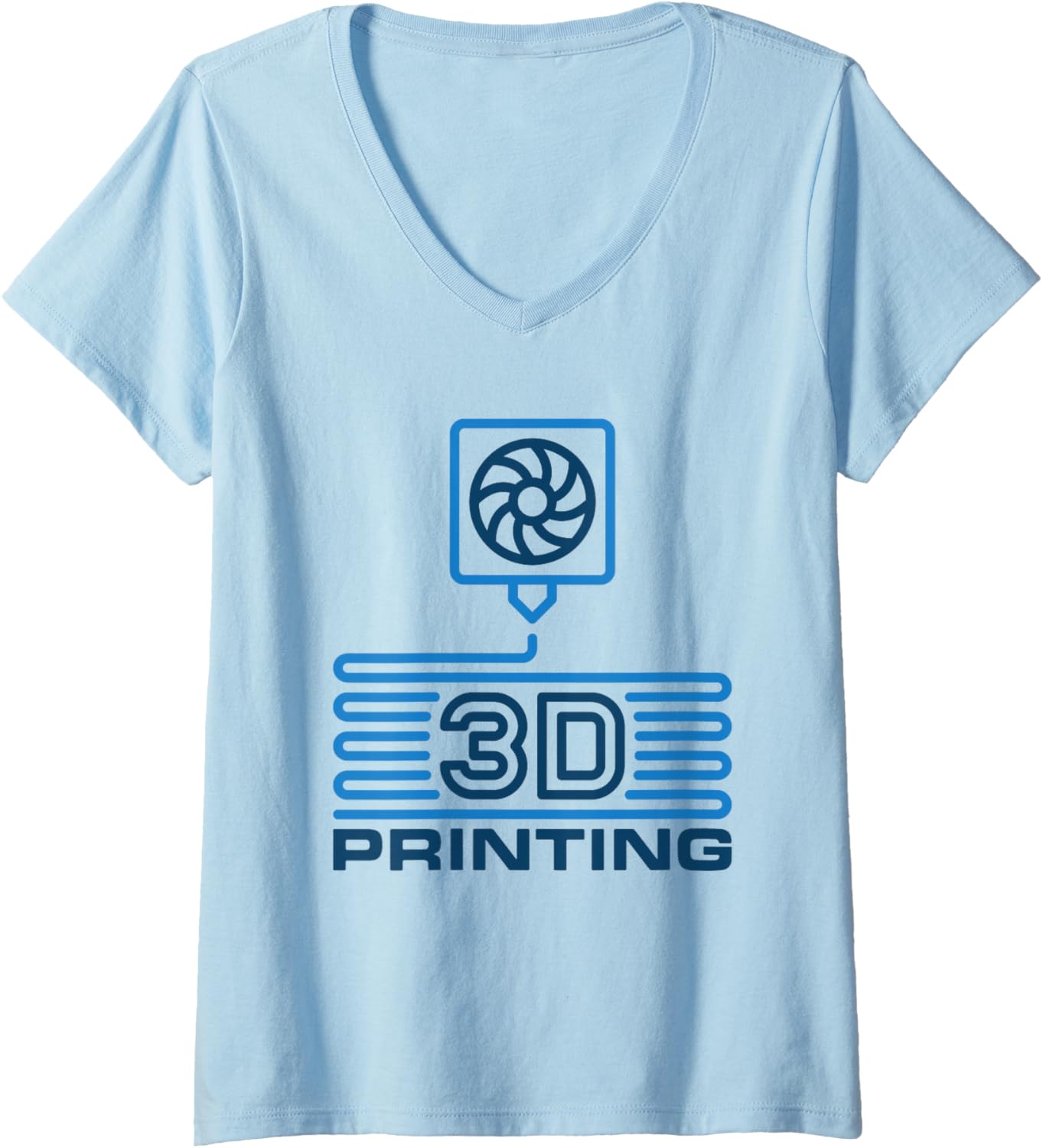 3D Printing Extruder With Nozzle Filament 3D Printers V Neck