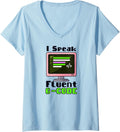 I Speak Fluent G Code Design 3D Printing V Neck