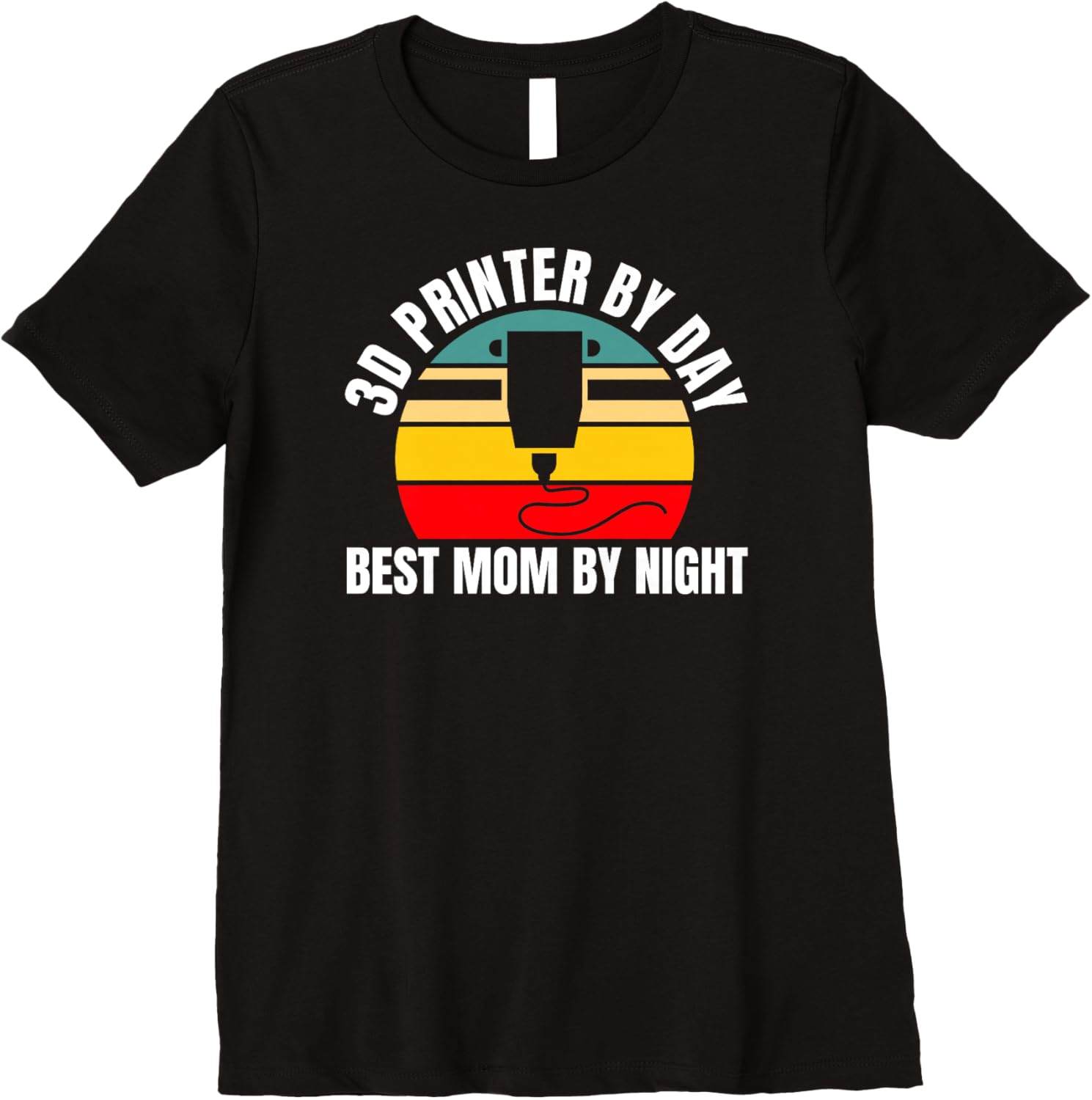 Womens 3D Printer By Day Best Mom By Night Mothers Day Premium