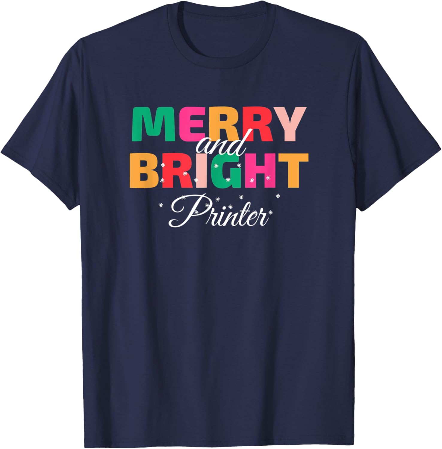 Merry And Bright Christmas Printer